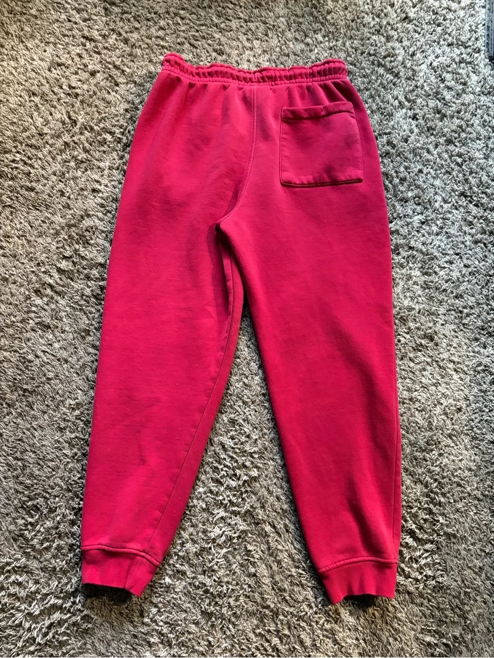 Jordan Red Fleece Jogger Pants